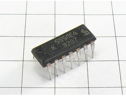 Микросхема К555ЛЕ4