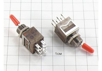 Тумблер ПТ57-6Н-3В