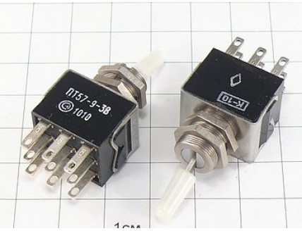 Тумблер ПТ57-9-3В7.850.055-01 "7"