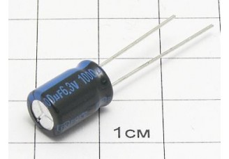 Конденсатор 1000мкФ 6.3В 8x11 105°C