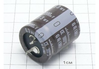 Конденсатор 2200мкФ 63В 25x30 105°C