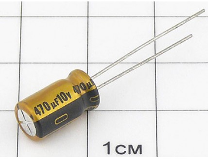470мкФ 10В (6.3х11) AUDIO