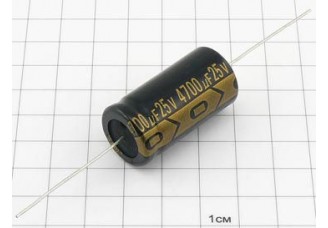 Конденсатор 4700мкФ 25В 18х36 ак 105°C