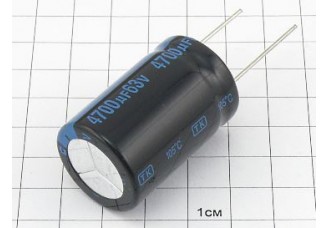 Конденсатор 4700мкФ 63В 25x40 105°C
