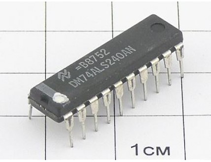 Микросхема DM74ALS240AN