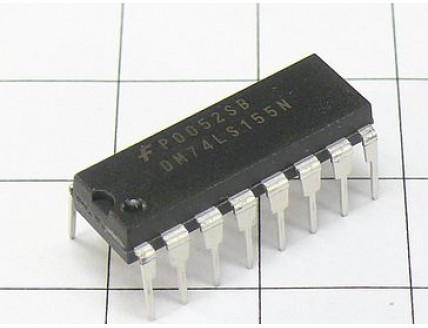 Микросхема DM74LS155N