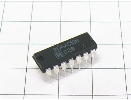 Микросхема IN74AC10N