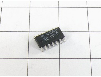 Микросхема IN74AC74D