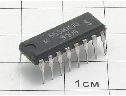 Микросхема К555ИД10