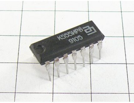 Микросхема К555ИР8