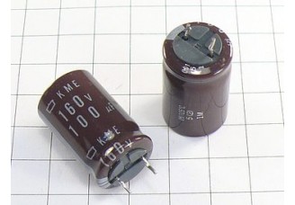 Конденсатор 100мкФ 160В 16x25 105°C