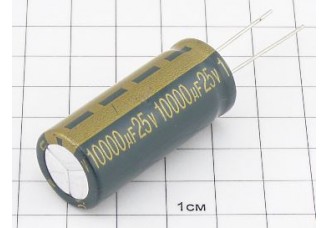 Конденсатор 10000мкФ 25В 18x42 105°C