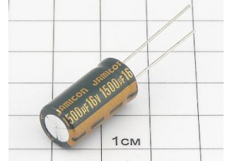 Конденсатор 1500мкФ 16В 10х20 105°C