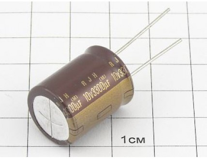 Конденсатор 3300мкФ 10В 16x20 105°C