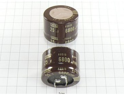6800мкФ 25В (35x25) AUDIO