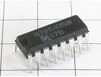 Микросхема IN74HC4015AN