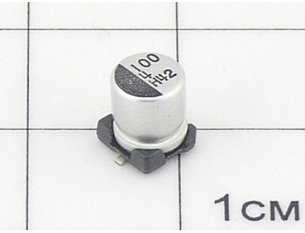 ЧИП 100мкФ 4В (5х5.8) 105°C