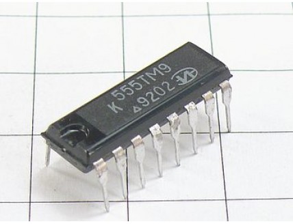 Микросхема К555ТМ9