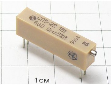 Резистор СП5-22В 680 Ом 5%