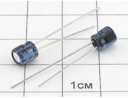 Конденсатор 10мкФ 25В 5x5 105°C