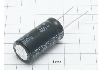 Конденсатор 47мкФ 400В 16x32 105°C