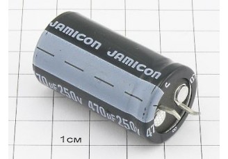 Конденсатор 470мкФ 250В 22x40