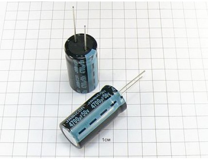 Конденсатор 4700мкФ 50В 22x45 105°C