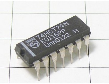 Микросхема 74HCT74N