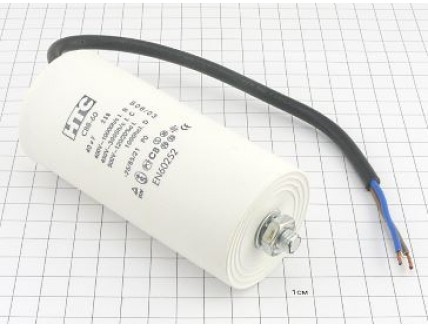 CBB60 40мкФ 450В (провод,гайка)