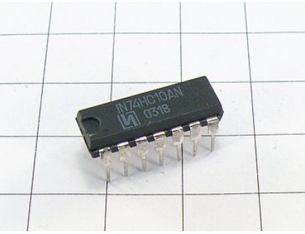 Микросхема IN74HC10AN