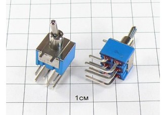 Тумблер MTS-203-C3/BL