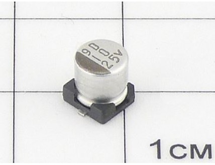 ЧИП 10мкФ 25В (5х5.4)