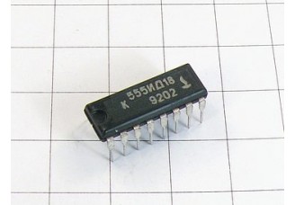 Микросхема К555ИД18