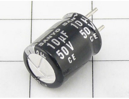 Конденсатор 10мкФ 50В 8x11 105°C