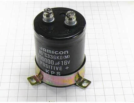 Конденсатор 100000мкФ 16В 51x70
