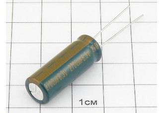 Конденсатор 2700мкФ 6.3В 10х28 105°C