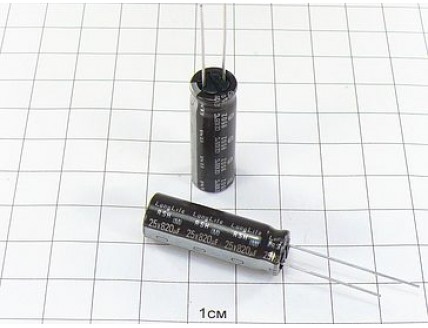 Конденсатор 820мкФ 25В 10x30 105°C