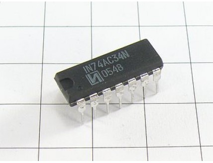 Микросхема IN74AC34N