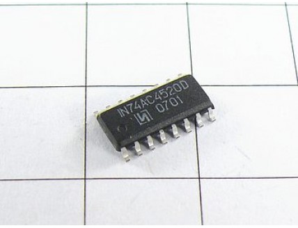 Микросхема IN74AC4520D