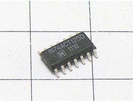 Микросхема IN74ACT125D