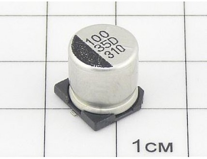 ЧИП 100мкФ 35В (10х10.2)