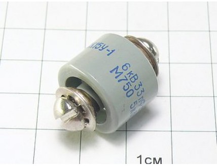 К15У-1А -6кВ-33пФ±10% -М750-5квар