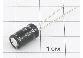 47мкФ 16В (6.3x11,неполярн.)
