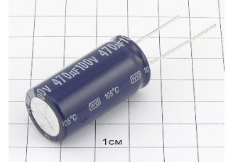 Конденсатор 470мкФ 100В 18x36 105°C