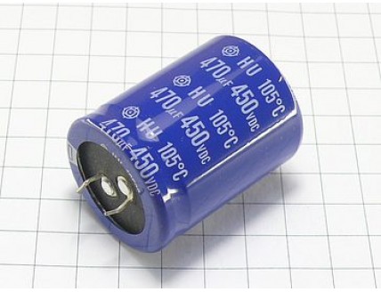 Конденсатор 470мкФ 450В 35x45 105°C