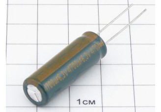 Конденсатор 4700мкФ 6.3В 10x30 105°C