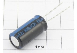 Конденсатор 6800мкФ 6.3В 13x26 105°C