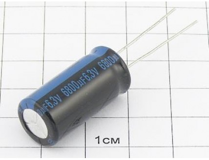 Конденсатор 6800мкФ 6.3В 13x26 105°C