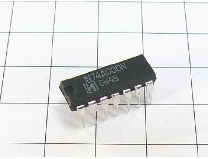 Микросхема IN74AC00N
