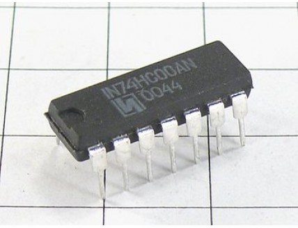 Микросхема IN74HC00AN
